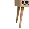 Inlay - Bone 2 Drawer Bedside Table - Light Brown - Image 5