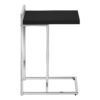Accent Table, C - Shaped, Modern - Black - Image 2