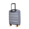 Carry On Luggage Airline Approved18.5" Carry On Suitcase With Tsa Approved Carry On Luggage With Wheels Carry On Bag Hard Shell Suitcases - Dark Gray - Image 5