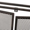 Samantha - Iron Fireplace Screen Fine Mesh 2 Door Design - Black / Gold - Image 10