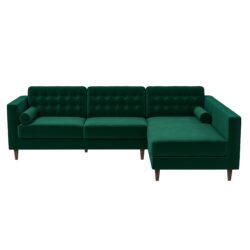Christian - Sectional Sofa Right Facing - Green
