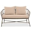 Bohemia-Inspired 4 Person Outdoor Seating Group With Removable Cushions, Conversation Patio Set With Wood Tabletop - Beige - Image 10