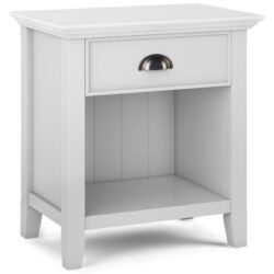 Acadian - Bedside Table - White