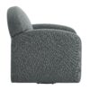 Eddie - Swivel Chair With Durable Hemp Like Fabric And 360 Degree Swivel - Gray - Image 10