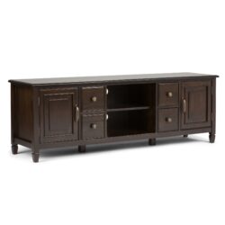 Connaught - Wide TV Stand - Dark Chestnut Brown