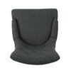 Glory Diamond Tufted Upholstered Office Chair With Rolling Casters And Sloped Arms - Dark Gray / Chrome - Image 7