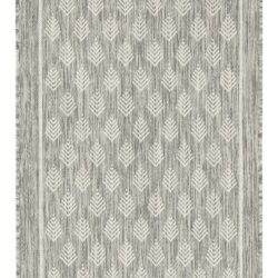 Sunshine - 2'7" X 7'3" Indoor, Outdoor Area Rug Polypropylene - Silver