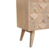 Hourglass Carved Cabinet - Marble - Image 6
