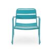 Contemporary Conrad Chair Outdoor Seating - Teal - Image 8