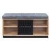 Gamaliel - Bench With Storage - Oak / Espresso - Image 2