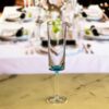 Halo - Oval Acrylic Champagne Flutes (Set of 4), Unbreakable Mimosa Glasses - Blue - Image 5