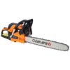 62Cc Gas Powered Chainsaw 2 Cycle Handheld Cordless Chain Saw Aluminium 18" And 20" Guide Bar - Orange - Image 3