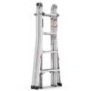 Multi-Position Foldable Aluminum Ladder, A-Frame And Straight Ladder, Ansi 250Lbs - Gray - Image 2