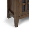 Bedford - Low Storage Media Cabinet - Rustic Natural Aged Brown - Image 6