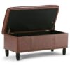 Emily - Storage Ottoman - Cognac - Image 2