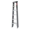 Fibreglass Step Ladder 6 Foot 250Lbs - Gray - Image 11