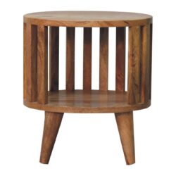 Ariella - Single Shelf Nightstand - Oak