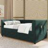 Twin Size Upholstered Tufted Daybed With Trundle - Green - Image 8