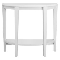 Accent Console Table For Entryway, Contemporary Modern - White