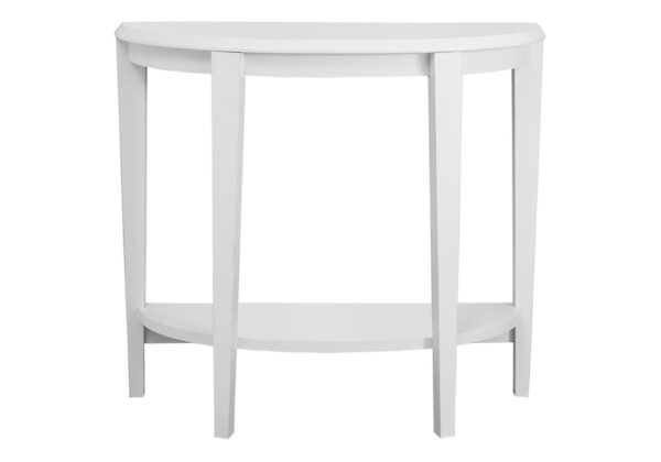 Accent Console Table For Entryway, Contemporary Modern - White
