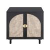 2 Door Cabinet, Suitable For Bedroom - Black - Image 9