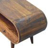 Circular TV Stand - Chestnut - Image 6