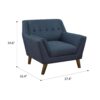 Browning - Accent Chair - Blue - Image 6