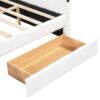 Queen Platform Bed With USB, 2 Drawers - White - Image 10