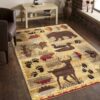 Nature's Nest - 2'7" X 7'3" Polypropylene, Lodge Area Rug - Multi / Beige - Image 4