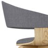 Lowell - Bentwood Dining Chair - Light Gray / Light Brown - Image 8