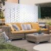 Outdoor & Indoor Privacy Screen Metal Privacy Screen, Freestanding Decorative Privacy Screen For Deck Balcony, Privacy Fence Panels - White - Image 2