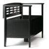 Adams - Entryway Storage Bench - Black - Image 3