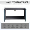 Contemporary Wall Mounted Bathroom Vanity With Resin Sink & Soft Close Doorі - Lake Blue - Image 6
