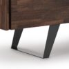 Lowry - Handcrafted, TV Media Stand - Distressed Charcoal Brown - Image 5
