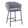 Ashland - Contemporary Counter Stool (Set of 2) - Black / Gray - Image 2
