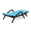 Mikael - Chaise Lounge With Cushion - Dark Brown - Image 12