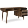 Clarkson - Desk With Side Drawers - Rustic Natural Aged Brown - Image 2