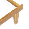 Nadine - Stylish Chaise Lounge Chair - Teak - Image 11
