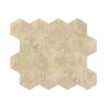 Hexagon Marble Tiles 3D Fluted Stone FS Textured (Set of 12) - Beige / Gold - Image 5
