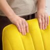 Swivel Office Chair - Bright Yellow - Image 7