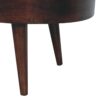 Rounded Coffee Table - Walnut - Image 4