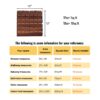 10 Piece Interlocking Deck Tiles Striped Pattern, Square Acacia Hardwood Outdoor Flooring For Patio, Bancony, Pool Side - Brown - Image 9