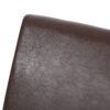 Contemporary Dining Chair (Set of 2) With Upholstery And Rubberwood Legs - Dark Brown - Image 11