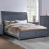 Americana - King Size Sleigh Bed - Blue - Image 7