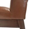 Upholstered Dining Chairs With Rubber Legs (Set of 2) - Cognac Brown - Image 10