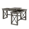 Talmar - Weathered Writing Desk With Lift Top - Gray - Image 3