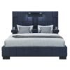 Yaris - King Bed - Navy Blue - Image 4