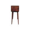 Triple Curved Console Table - Brown - Image 7