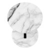 Accent Table, Side, Round, Contemporary And Modern - White / Black - Image 5