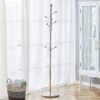 Modern Stainless Steel Spray Painted Hanger With Reinforcement 72" Raised Design Optional - Silver - Image 5
